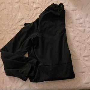 Mini cocktail black long sleeve dress